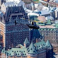 Helicoptere - Tour - Quebec - 45 min - 3 pers.